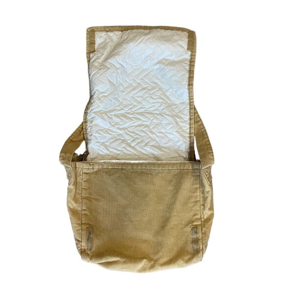 Vtg Snugli Diaper Bag Change Pad Tan Corduroy HTF - Picture 3 of 9